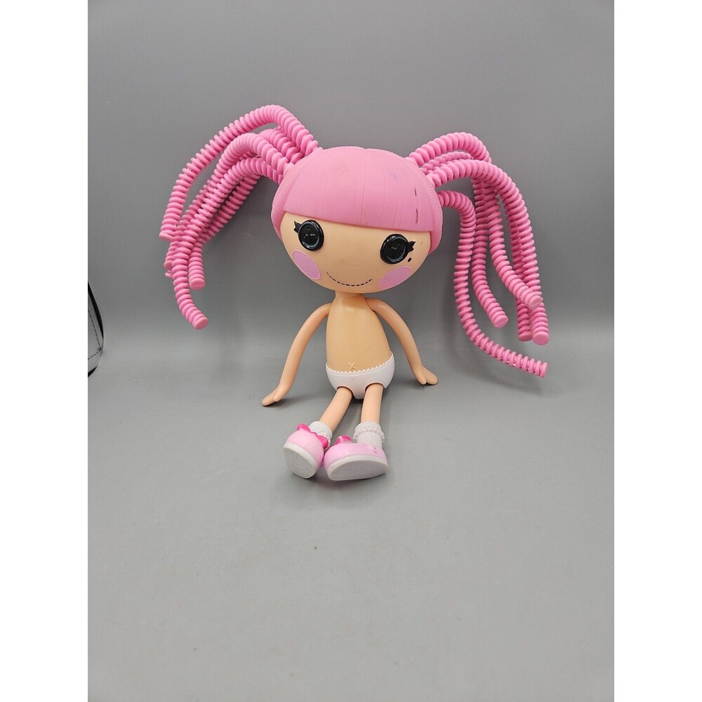 Lalaloopsy Jewel Sparkles Pink Crazy Silly Hair Full Size Doll No Clothes
